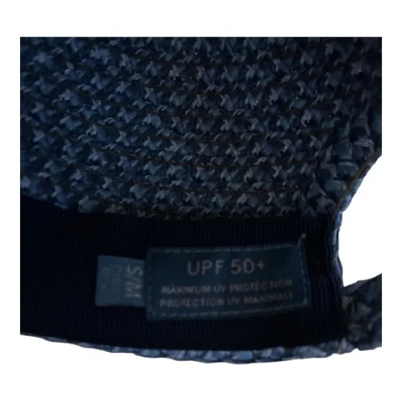 Eric Javits Mondo Woven Cap Cornflower Blue S/M - Picture 7 of 7